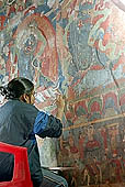 Ladakh - Basgo Gompa, 16th century mural paintings